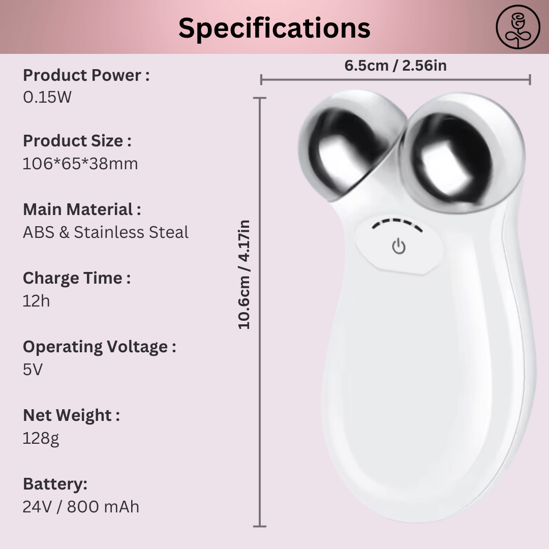 36 ROSES® Skin-Tech Devices Bundle: Face & Neck LED, Electric Gua Sha, Microcurrent Therapy